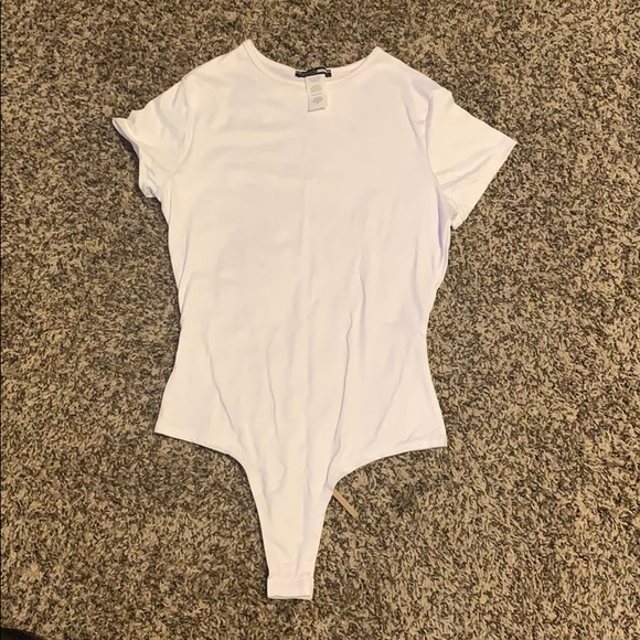 Fashion Nova Tops - All white bodysuit